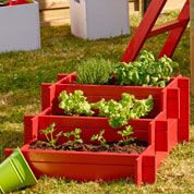 Raised Square Foot Garden - Forest Style